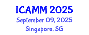 International Conference on Applied Mechanics and Mathematics (ICAMM) September 09, 2025 - Singapore, Singapore