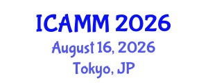 International Conference on Applied Mechanics and Mathematics (ICAMM) August 16, 2026 - Tokyo, Japan