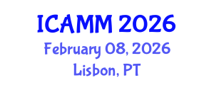 International Conference on Applied Mechanics and Mathematics (ICAMM) February 08, 2026 - Lisbon, Portugal