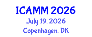 International Conference on Applied Mechanics and Mathematics (ICAMM) July 19, 2026 - Copenhagen, Denmark