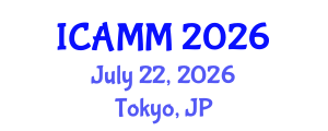 International Conference on Applied Mechanics and Mathematics (ICAMM) July 22, 2026 - Tokyo, Japan