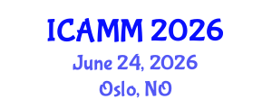 International Conference on Applied Mechanics and Mathematics (ICAMM) June 24, 2026 - Oslo, Norway