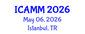 International Conference on Applied Mechanics and Mathematics (ICAMM) May 06, 2026 - Istanbul, Turkey