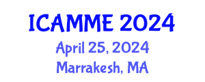International Conference on Applied Mechanics and Mechanical Engineering (ICAMME) April 25, 2024 - Marrakesh, Morocco