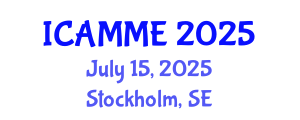 International Conference on Applied Mechanics and Mechanical Engineering (ICAMME) July 15, 2025 - Stockholm, Sweden