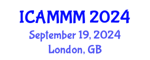 International Conference on Applied Mechanics, Materials, and Manufacturing (ICAMMM) September 19, 2024 - London, United Kingdom