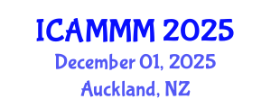 International Conference on Applied Mechanics, Materials, and Manufacturing (ICAMMM) December 01, 2025 - Auckland, New Zealand