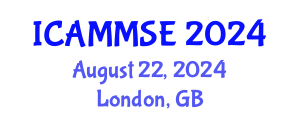 International Conference on Applied Mechanics, Materials Science and Engineering (ICAMMSE) August 22, 2024 - London, United Kingdom