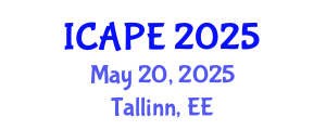 International Conference on Applied Philosophy and Ethics (ICAPE) May 20, 2025 - Tallinn, Estonia