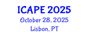 International Conference on Applied Philosophy and Ethics (ICAPE) October 28, 2025 - Lisbon, Portugal