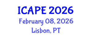 International Conference on Applied Philosophy and Ethics (ICAPE) February 08, 2026 - Lisbon, Portugal