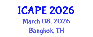 International Conference on Applied Philosophy and Ethics (ICAPE) March 08, 2026 - Bangkok, Thailand