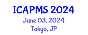 International Conference on Applied Physics and Materials Science (ICAPMS) June 03, 2024 - Tokyo, Japan