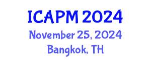 International Conference on Applied Physics and Mathematics (ICAPM) November 25, 2024 - Bangkok, Thailand