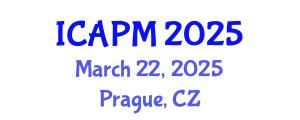 International Conference on Applied Physics and Mathematics (ICAPM) March 22, 2025 - Prague, Czechia