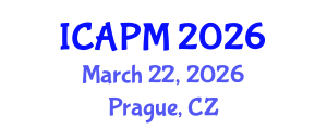 International Conference on Applied Physics and Mathematics (ICAPM) March 22, 2026 - Prague, Czechia