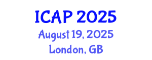 International Conference on Applied Physics (ICAP) August 19, 2025 - London, United Kingdom