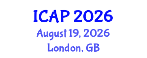 International Conference on Applied Physics (ICAP) August 19, 2026 - London, United Kingdom