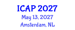 International Conference on Applied Physics (ICAP) May 13, 2027 - Amsterdam, Netherlands International Conference on Applied Physics (ICAP) May 13, 2027 - Amsterdam, Netherlands