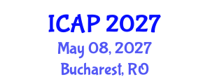 International Conference on Applied Physics (ICAP) May 08, 2027 - Bucharest, Romania International Conference on Applied Physics (ICAP) May 08, 2027 - Bucharest, Romania