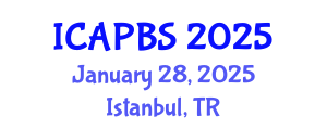 International Conference on Applied Psychology and Behavioral Sciences (ICAPBS) January 28, 2025 - Istanbul, Turkey