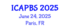 International Conference on Applied Psychology and Behavioral Sciences (ICAPBS) June 24, 2025 - Paris, France