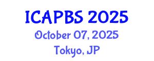 International Conference on Applied Psychology and Behavioral Sciences (ICAPBS) October 07, 2025 - Tokyo, Japan