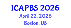 International Conference on Applied Psychology and Behavioral Sciences (ICAPBS) April 22, 2026 - Boston, United States