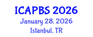 International Conference on Applied Psychology and Behavioral Sciences (ICAPBS) January 28, 2026 - Istanbul, Turkey