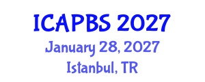 International Conference on Applied Psychology and Behavioral Sciences (ICAPBS) January 28, 2027 - Istanbul, Turkey International Conference on Applied Psychology and Behavioral Sciences (ICAPBS) January 28, 2027 - Istanbul, Turkey