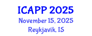 International Conference on Applied Psychology and Psychoanalysis (ICAPP) November 15, 2025 - Reykjavik, Iceland