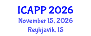 International Conference on Applied Psychology and Psychoanalysis (ICAPP) November 15, 2026 - Reykjavik, Iceland International Conference on Applied Psychology and Psychoanalysis (ICAPP) November 15, 2026 - Reykjavik, Iceland