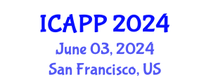 International Conference on Applied Psychology (ICAPP) June 03, 2024 - San Francisco, United States