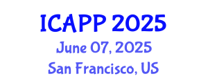International Conference on Applied Psychology (ICAPP) June 07, 2025 - San Francisco, United States