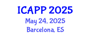 International Conference on Applied Psychology (ICAPP) May 24, 2025 - Barcelona, Spain