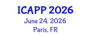 International Conference on Applied Psychology (ICAPP) June 24, 2026 - Paris, France