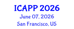 International Conference on Applied Psychology (ICAPP) June 07, 2026 - San Francisco, United States