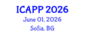 International Conference on Applied Psychology (ICAPP) June 01, 2026 - Sofia, Bulgaria International Conference on Applied Psychology (ICAPP) June 01, 2026 - Sofia, Bulgaria