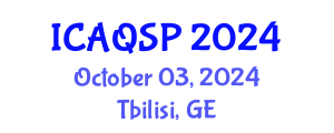 International Conference on Applied Quantum and Statistical Physics (ICAQSP) October 03, 2024 - Tbilisi, Georgia