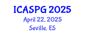 International Conference on Applied Seismology and Petroleum Geology (ICASPG) April 22, 2025 - Seville, Spain