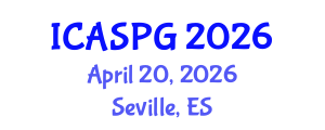 International Conference on Applied Seismology and Petroleum Geology (ICASPG) April 20, 2026 - Seville, Spain International Conference on Applied Seismology and Petroleum Geology (ICASPG) April 20, 2026 - Seville, Spain