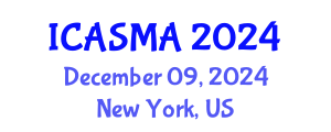 International Conference on Applied Simulation, Modelling and Analysis (ICASMA) December 09, 2024 - New York, United States