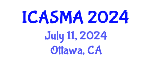 International Conference on Applied Simulation, Modelling and Analysis (ICASMA) July 11, 2024 - Ottawa, Canada