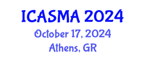 International Conference on Applied Simulation, Modelling and Analysis (ICASMA) October 17, 2024 - Athens, Greece