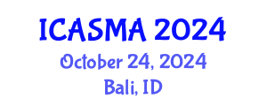 International Conference on Applied Simulation, Modelling and Analysis (ICASMA) October 24, 2024 - Bali, Indonesia