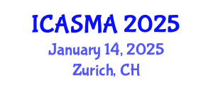 International Conference on Applied Simulation, Modelling and Analysis (ICASMA) January 14, 2025 - Zurich, Switzerland