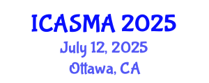 International Conference on Applied Simulation, Modelling and Analysis (ICASMA) July 12, 2025 - Ottawa, Canada