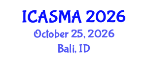 International Conference on Applied Simulation, Modelling and Analysis (ICASMA) October 25, 2026 - Bali, Indonesia