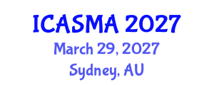 International Conference on Applied Simulation, Modelling and Analysis (ICASMA) March 29, 2027 - Sydney, Australia International Conference on Applied Simulation, Modelling and Analysis (ICASMA) March 29, 2027 - Sydney, Australia