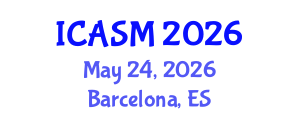 International Conference on Applied Sport Management (ICASM) May 24, 2026 - Barcelona, Spain